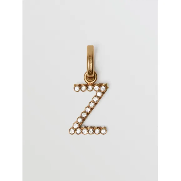 博百利/Burberry Z 字母人造水晶吊饰 (水晶色) - 女士  80080691