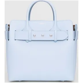 博百利/Burberry 女士 The Belt - 小号皮革铆钉装饰贝尔特包 (浅蓝色) 80112141