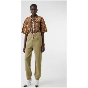 博百利/Burberry 女士 专属标识图案功能性运动裤 (驼色) 80115111