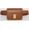 博百利/Burberry 女士 TB 专属标识束带皮革锁扣包 (麦棕色) 80122051