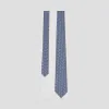 博百利/Burberry 男士 经典剪裁专属标识丝质提花领带 (亮海军蓝) 80137531