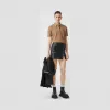 博百利/Burberry 女士 专属标识图案珠地网眼布棉质 Polo 衫 (驼色) 80152101
