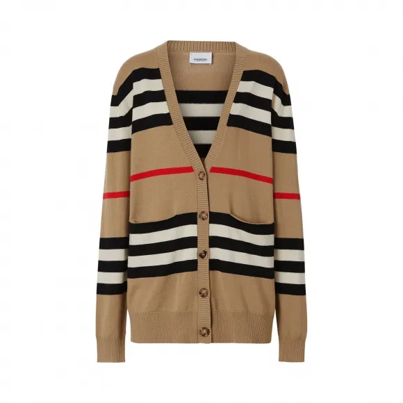 博百利/Burberry Icon条纹开衫 80161691