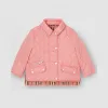 博百利/Burberry 童装 轻便菱形绗缝外套 (暗雅粉红) 80166531