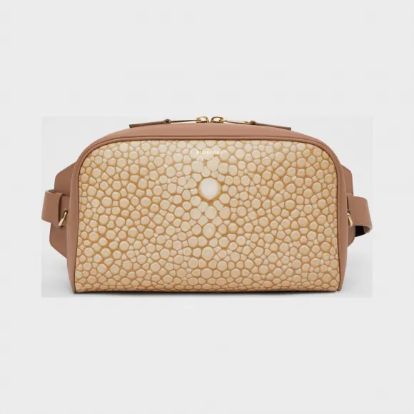 博百利/Burberry Cube - 腰包款鱼鳞印花皮革立方包  P80207591