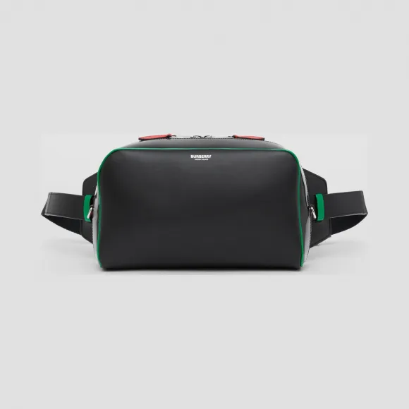 博百利/Burberry Cube - 腰包款皮革拼塑质立方包  P80213191