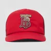 博百利/Burberry 专属标识图案双色棒球帽 (亮红色)  80251851