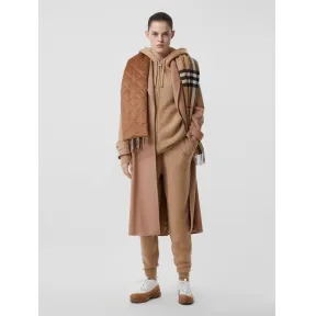 博百利/Burberry 专属标识图案羊绒混纺运动裤 (浅咖啡色) - 女士  80252211