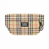 博百利/Burberry Brummell - 徽标嵌花 Vintage 格纹布鲁摩腰包 (典藏米色)  80271591