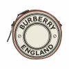 博百利/Burberry Louise – 徽标图案帆布拼皮革路易丝包 (自然色) - 女士  80276021