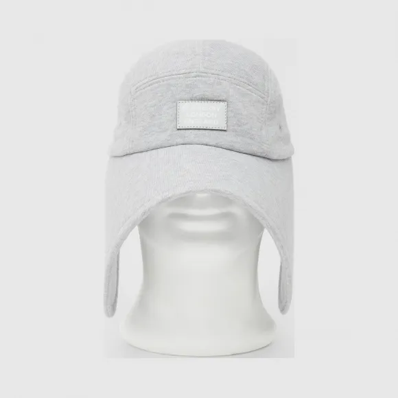 博百利/Burberry 徽标嵌花棉质平织软帽 (浅砾石灰)  80283101