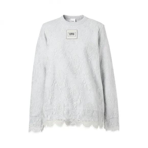 博百利/Burberry 蕾丝层搭套头衫 80295781