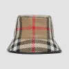 博百利/Burberry 女士 网格皮革渔夫帽  80295921