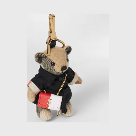 博百利/Burberry 女士 Lola 萝纳包造型 Thomas 泰迪熊吊饰  80305931