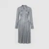 博百利/Burberry 女士 褶饰平织紧身连衣裙  80312341