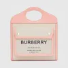 博百利/Burberry 女士 迷你双色帆布拼皮革口袋包  80323311