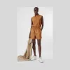 博百利/Burberry 女士 无袖独角兽印花丝质绉纱衬衫  80324481