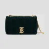 博百利/Burberry 女士 Lola – 小号绗缝丝绒萝纳包  80336781