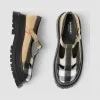 博百利/Burberry 女士 格纹羊毛 T 字型鞋  80343001