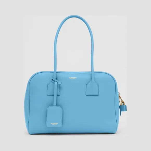 博百利/Burberry 女士 Cube – 中号皮革半立方包  80350571