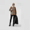 博百利/Burberry 女士 格纹棉府绸宽松衬衫  80361421