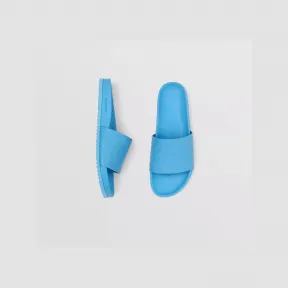 博百利/Burberry 专属标识皮革拖鞋 (活力钴蓝色) - 男士 80517041