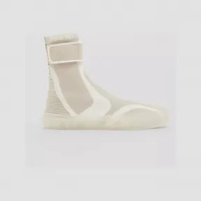 博百利/Burberry 针织弹力尼龙 Sub 高帮运动鞋 (香草米色) - 男士 80523341