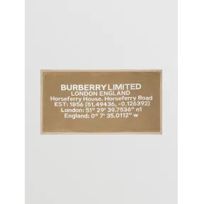 博百利/Burberry 坐标设计棉质提花毛巾 (典藏米色) 80525521