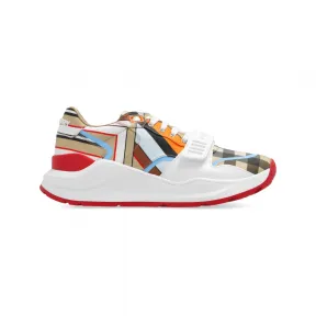 博百利/Burberry 多色 外 层:|99% 聚酯纤维|1% 小牛 皮质|内 层:|100% 皮质|鞋底:|100% 橡胶 女士 运动鞋 80534951