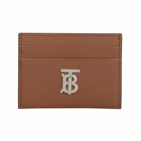 博百利/Burberry 8055211 皮革 TB 卡包 棕色
