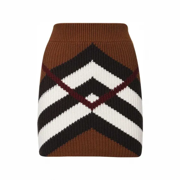 博百利/Burberry 8055734 KIRI 半身裙 棕色