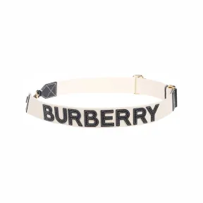 博百利/Burberry 8056363 LEATHER LOGO DETAIL 肩带 米色