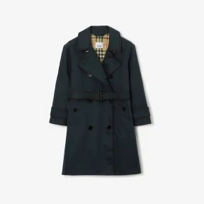 博百利/Burberry 棉质斜纹 Trench 风衣 (海军黑) 80694461