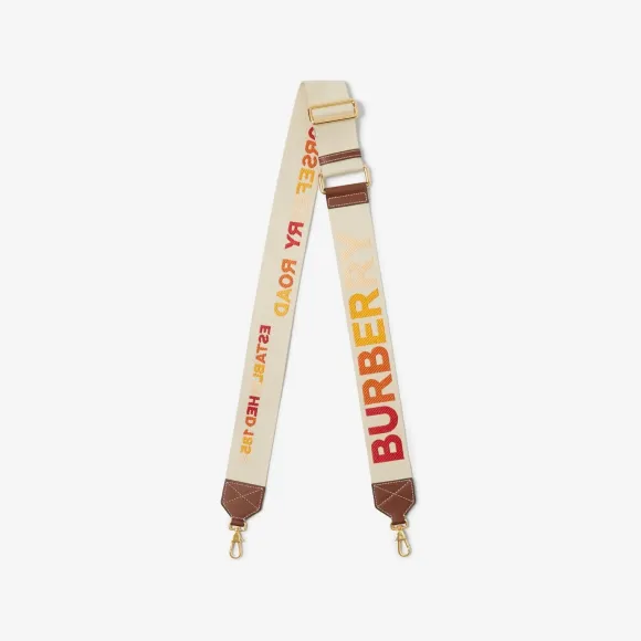 博百利/Burberry Horseferry 装饰网纹包款背带 (彩虹色) - 女士 80704021