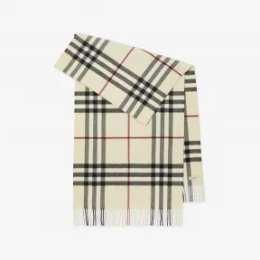 博百利/Burberry 格纹羊绒围巾 80734861