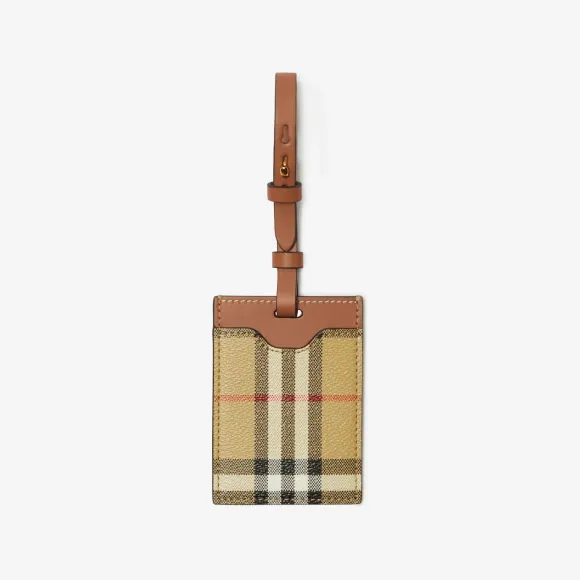 博百利/Burberry 格纹行李吊牌 (典藏米色) 80739761