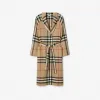 博百利/Burberry 格纹羊绒长袍 80754181