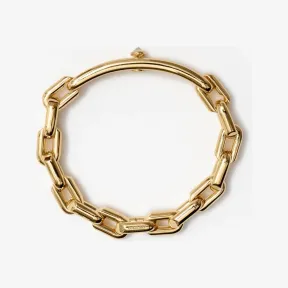 博百利/Burberry 镀金 Hollow 链饰手链 (金色) 80758061