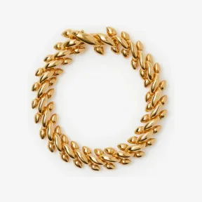 博百利/Burberry 镀金 Spear 链饰手链 (金色) 80758921