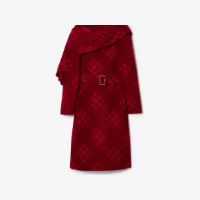 博百利/Burberry 格纹垂缀大衣 80764461