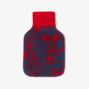 博百利/Burberry 玫瑰图案绒头热水袋套 (邮筒红) 80776421