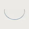 卡地亚/Cartier N7424261 Essential Lines项链 18K白金 白金 蓝宝石 