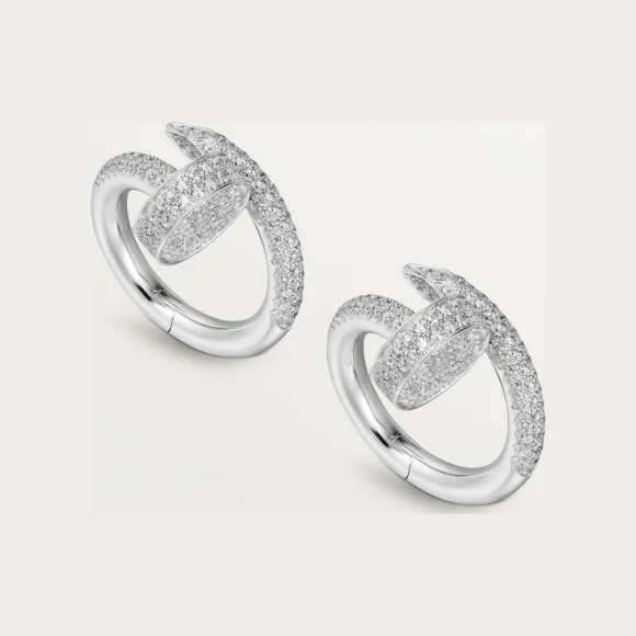 卡地亚/Cartier OG000177 - Juste un Clou袖扣 - 镀铑白金和钻石