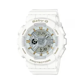卡西欧/Casio BABY-G BA-110系列时尚金色配色防震防水运动女表BA-110
