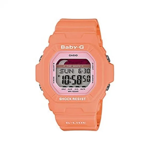 卡西欧/Casio Baby G 系列 塑料 43 MM x 40 MM 石英机芯 女表 BLX-5600-4D