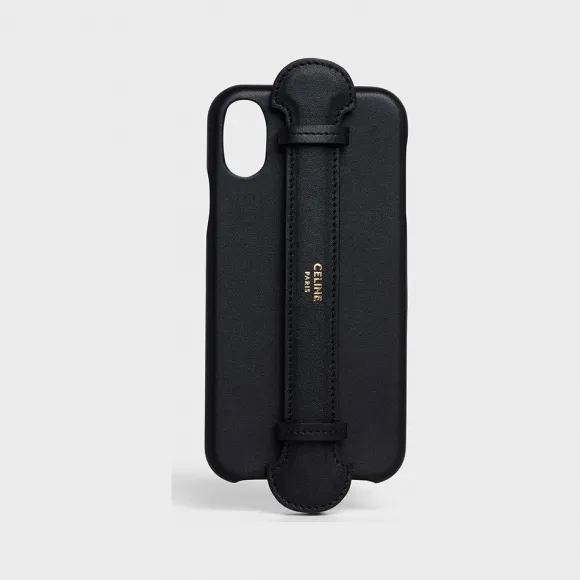 思琳/Celine 女士 iPhone X和iPhone XS光滑小牛皮手机保护套 10B853BK4.38NO