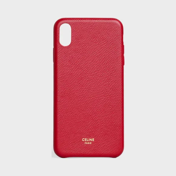 思琳/Celine 女士 iPhone XS MAX粒面小羊皮手机保护壳 10B893BK6.27ED