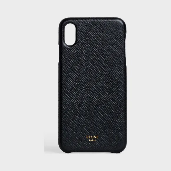 思琳/Celine 女士 iPhone XS MAX粒面小羊皮手机保护壳 10B893BK6.38NO