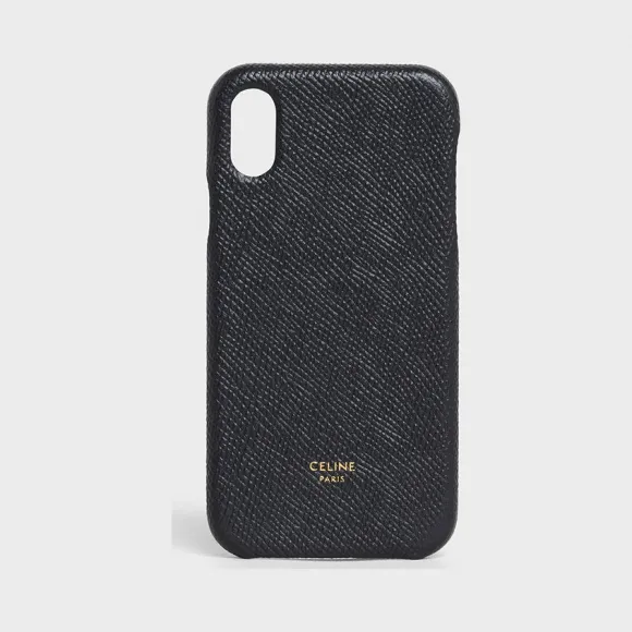 思琳/Celine 女士 iPhone X和iPhone XS粒面小羊皮手机保护套 10C413BK6.38NO