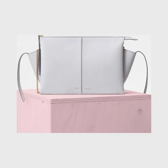 思琳/Celine  Tri-Fold柔软天然小牛皮链条手包 180513AHL.28PL